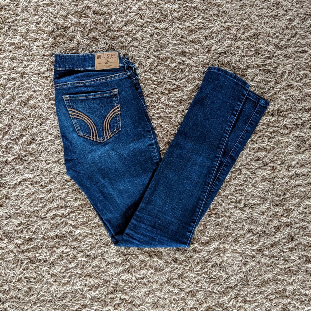 Hollister Super Skinny Jeans Sz 3R Dark Wash